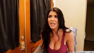 Makeup lesson turns into a hot sex session for Romi Rain and Brad Knight