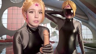 Busty ballerina from Atomic Heart gets fucked hard in cosplay