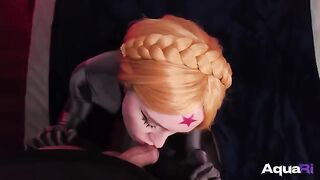 Busty ballerina from Atomic Heart gets fucked hard in cosplay