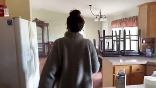The future mom is trying to get a better deal from the pregnant landlord