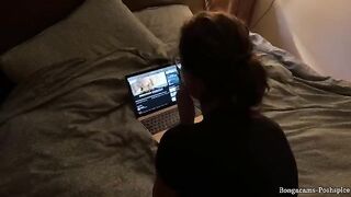 The best birthday present ever from a perky stepmom with big tits