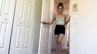 A stepbrother is advised by a hot Latina stepsister to relax