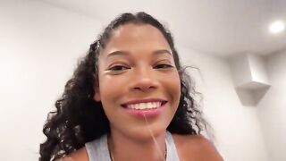 My sister's best friend is a slut who loves to swallow cock