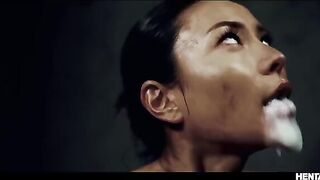 Asian busty babes got banged by horny extraterrestrials in a wild scene
