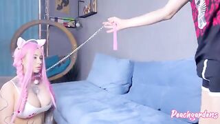My obedient stepsister Kitty Teen will do anything I tell her to do, even for a bowl of cum