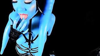Twilek slut training in star wars parody