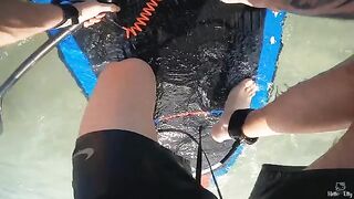 A man met a girl on the beach and fucked her with passion
