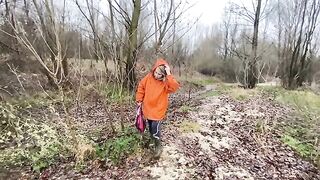 A walk by the river turned into intense anal sex