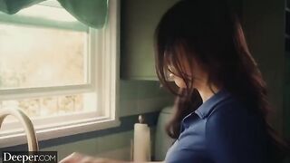 A college girl seduces her tutor in a steamy DEEPER scene