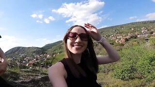 We were noticed while making out and giving a blowjob outdoors