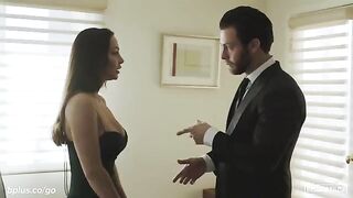 Abigail Mac's bubble butt is pounded by her old high school friend in a steamy Bellesa scene