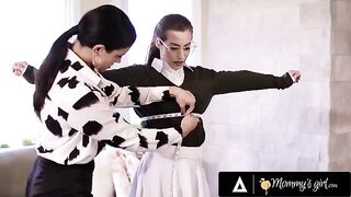 Penny Barber, stacked stylist, uses her charm to get intimate with shy teens