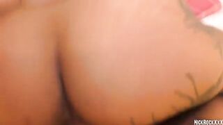 Rainbow teen celebrated her 18th birthday with a rough and wet fuck
