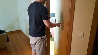 The stepson fucked his beautiful stepmom on the bed