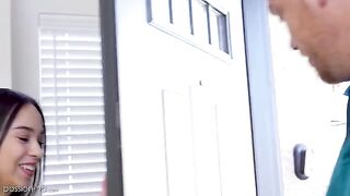 The petite student Dakota Tyler is crushing on her hot tutor in this steamy Passion-HD scene