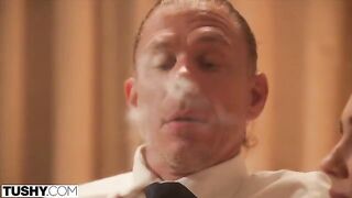Bad girl Alex fucks with married men in her ass