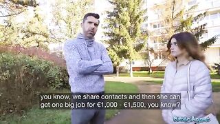 Public Agent Cheating wife gets fucked by a stranger in a daring encounter