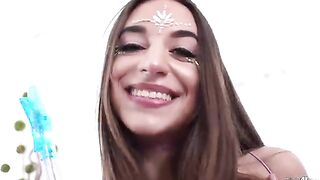 Fairy girl Venice Rose gets her pussy stretched by a huge dick