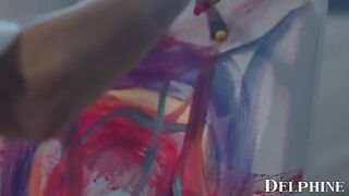 Art teacher Silvia Saige seduced her student with passionate art of sex