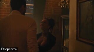 Kinky burlesque dancer Kira gets creampied at an afterparty in this DEEPER video