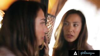 Beauty Eva Lovia has hard romantic sex in a rented cabin