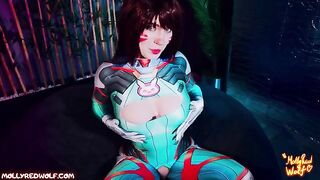 Overwatch NERF THIS ASS Dva - SweetDarling - the hottest cosplay action
