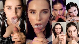 A juicy compilation of blowjobs and cumshots that will make your day unforgettable