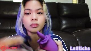 Playful Filipino girl uses her vibrator to satisfy herself
