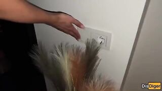 The wife brought two guys to her husband, making him watch and cheat
