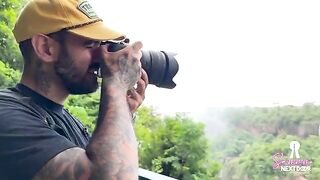 A waterfall is the best place for sex with a girlfriend - SammmNextDoor Date Night