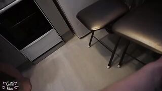 A schoolgirl received a cock in her mouth and cum on her face after 3 minutes