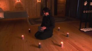 Hot slutty MILF gets exorcised by a priest in a steamy roleplay