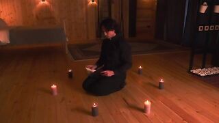 Hot slutty MILF gets exorcised by a priest in a steamy roleplay