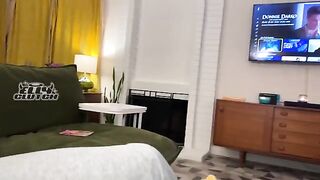 A hot girl has a steamy threesome with her freckled roommate