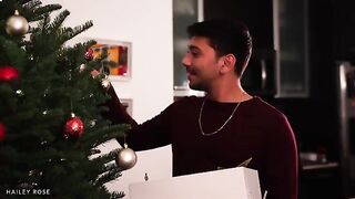 The Christmas surprise for the young couple was a dream came true