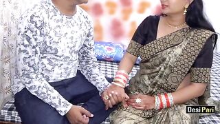 Desi Pari seduced her stepbrother on Rakhi festival with spicy Hindi chat