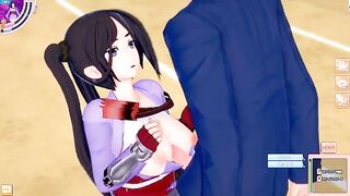 Koikatsu! Game with big tits DanMachi Yamato Mikoto's anime