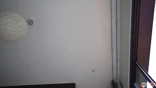 The four sexy girls seduced the staff of the villa and fucked with them