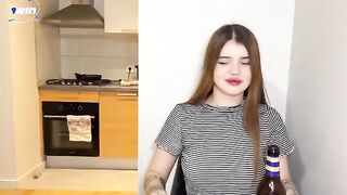 The neighbor girl got fucked hard by a man with a big cock