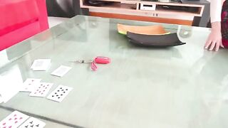 The husband lost a bet to his friend and had to pay with his wife's pussy