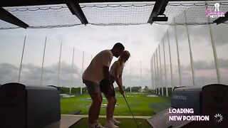 A date golf turns into a passionate sex with a blondie beauty - SammmNextDoor Date Night #25