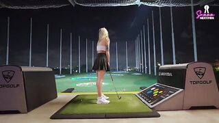 A date golf turns into a passionate sex with a blondie beauty - SammmNextDoor Date Night #25