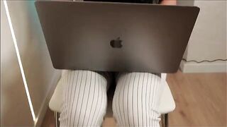 The boss checked the secretary's professionalism with a bold move