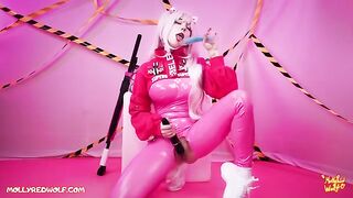 Nikke, the Goddess of Victory, on a secret mission with Alice. The best Ahegao scene