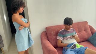 If you don't fuck me, I'll tell your stepdaddies about your cock sucking