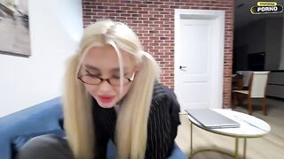 Fucked a cute student girl with a big ass in POV