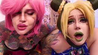 Purple Bitch and JoJo in hot anal sex adventure