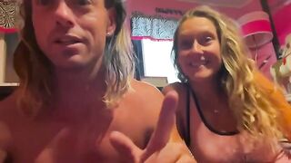 A real couple is fucking on the lake in Michigan Summer