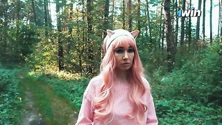 A lost girl was fucked by a forest ranger’s cock