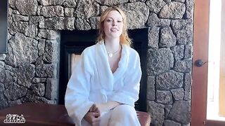 Redhead bridesmaid got locked out of her room and was desperate